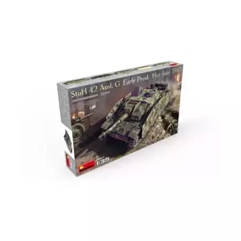 StuH 42 Ausf. G Ранний выпуск. Май-июнь 1943 г., WWII Military Miniatures Series (1:35) (MiniArt Models)