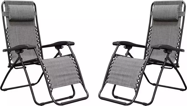 Стул Caravan Sports Infinity Zero Gravity (2 шт.), серый