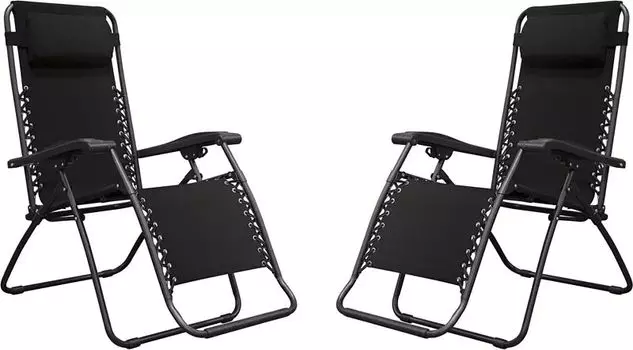 Стул Caravan Sports Infinity Zero Gravity (2 шт.), черный