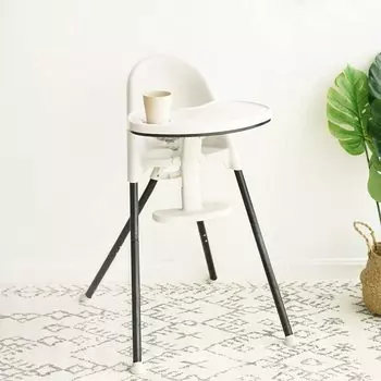 Стульчик для кормления 3 в 1 Funny Supply Cute Folding, белый