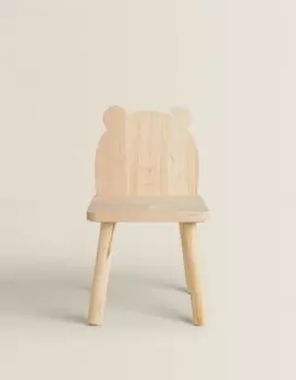 Стул детский Zara Home Bear Wooden, деревянный
