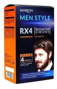 Ступенчатый серый редуктор для мужчин, 109 Шати, 4 х 15 мл Marion, Man, 4-