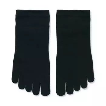 Ступня под прямым углом, кроссовки на 5 пальцев (мужчины) MUJI, черный