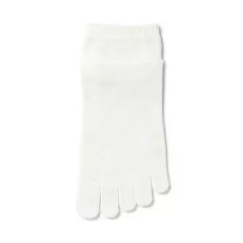 Ступня под прямым углом, кроссовки на 5 пальцев (мужчины) MUJI, молочный
