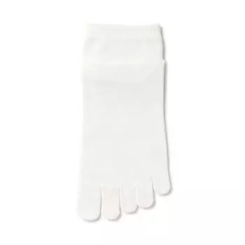 Ступня под прямым углом, кроссовки на 5 пальцев (мужчины) MUJI, молочный