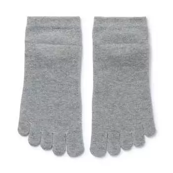 Ступня под прямым углом, кроссовки на 5 пальцев (мужчины) MUJI, серый