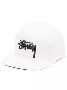 Stussy кепка с вышитым логотипом, белый