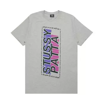 Stussy x Patta То, что должно быть, будет футболкой Grey Heather
