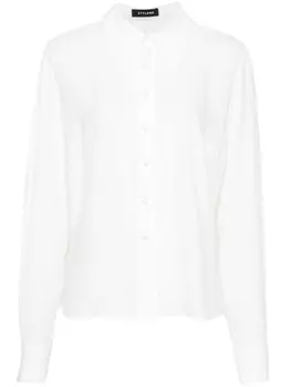 Styland креповая рубашка с объемным воротником, белый