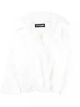 Styland пальто из искусственного меха, белый