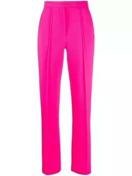 Styland шерстяные брюки прямого кроя, розовый