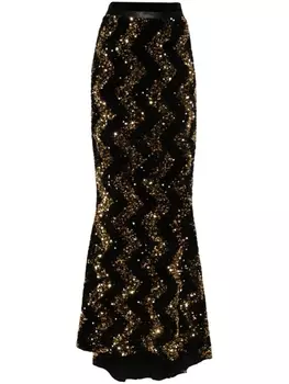 Styland юбка макси с пайетками, черный