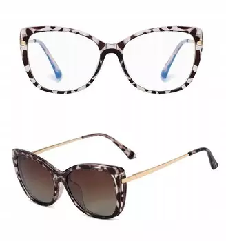 Stylion, женские очки, оправа для компьютера + солнцезащитный козырек