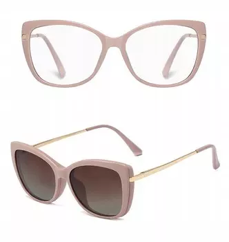 Stylion, женские очки, оправа для компьютера + солнцезащитный козырек