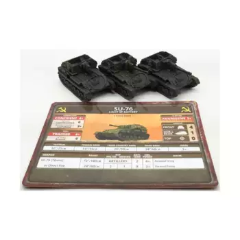 СУ-76 Коллекция №3, Flames of War - WWII - Soviet - Loose Miniatures (15mm)