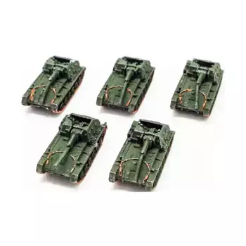 СУ-76 Коллекция №5, WWII Micro Armour - Russia - Loose Miniatures (1:285)