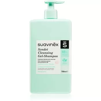 Suavinex Syndet Очищающий гель-шампунь для малышей 2 в 1, 0 м+, 750 мл