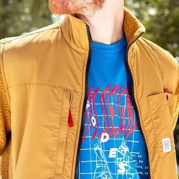 Субальпийский флис – мужской Topo Designs, темно-зеленый