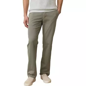 Субботние брюки чинос из твила с прямым силуэтом Marine Layer, цвет vetiver