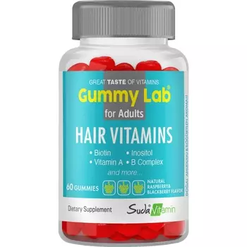 Suda Vitamin Витамины для волос 60 жевательных резинок для взрослых BGJOY