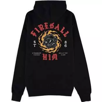 Судадэра Капуча Огненный Шар Странные Вещи Difuzed