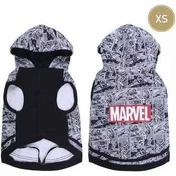 Sudadera Para Perro Xs Хлопок Матовый Marvel Серый Cerda