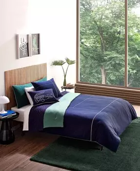 Судовые линии 2 шт. Комплект одеял, Твин Lacoste Home, синий