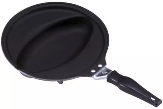 Sugiyama Metal MT EDAR KS-2294 Специальная сковорода, Om Frying Pan, Black (Black 19-3911Tcx)