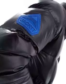 Сухая куртка JACK1T EZ черного и ледниково-синего цветов