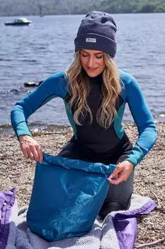 Сухая сумка с застежкой-складывающейся крышкой Ripstop Водонепроницаемый рюкзак Mountain Warehouse, зеленый