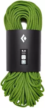 Сухая веревка 9,4 мм Black Diamond, зеленый