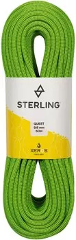 Сухая веревка Quest XEROS 9,6 мм Sterling, зеленый