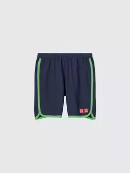 Сухие шорты кей нисикори Uniqlo, синий