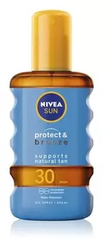 Сухое масло для загара SPF 30 Nivea Sun Protect & Bronze