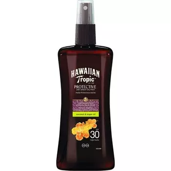 Сухое масло кокоса и арганы Spf30 спрей 200 мл, Hawaiian Tropic