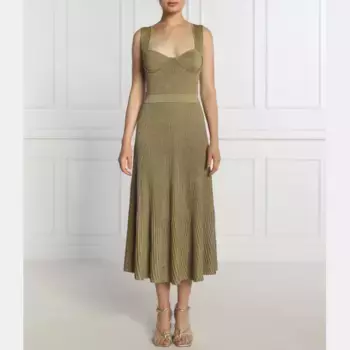 Сухое платье Pinko, золотой
