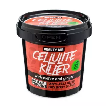 Сухой антицеллюлитный скраб для тела Cellulite Killer Body Scrub Beauty Jar, 150 g