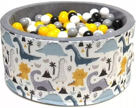 Сухой бассейн с шариками и шариками БОЛЬШОЙ 90х40 Шарики и шарики 400х СЕРТИФИКАТ Tuppi