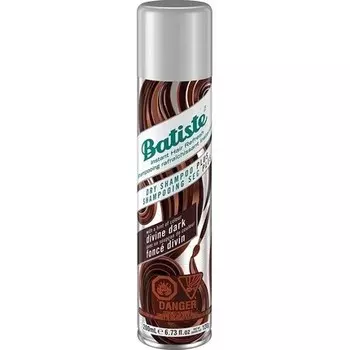 Сухой шампунь Batiste для темных и темных брюнеток, 200 мл