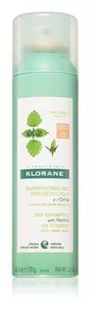Сухой шампунь для темных, жирных волос Klorane Nettle