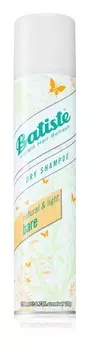 Сухой шампунь, который поглощает излишки кожного сала и освежает волосы Batiste Natural & Light Bare
