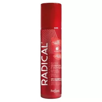 Сухой шампунь Radical с кондиционером для поврежденных и выпадающих волос 180мл, Farmona