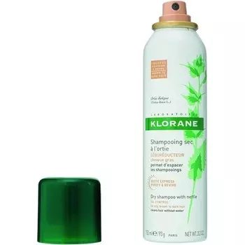 Сухой шампунь с крапивой 150мл, Klorane