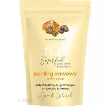 Сухой скраб для тела Fluff Кофе и Мандарин 100г, Aroma Teas