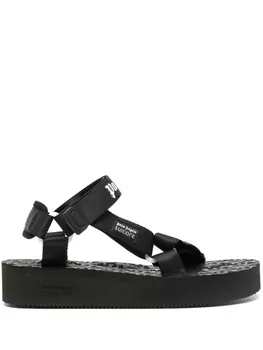 Suicoke сандалии Depa с логотипом, черный