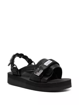 Suicoke сандалии Tonopardi с заклепками из коллаборации с Toga, черный