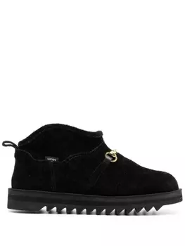Suicoke замшевые ботинки, черный