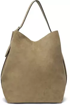 Сукляная сумка-тоут с поясом Toteme, цвет desert