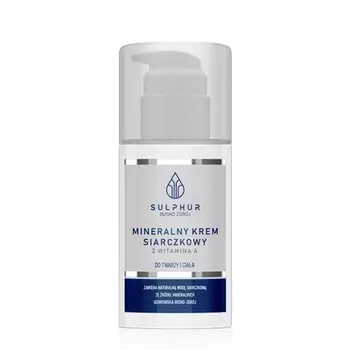 Sulphur, Минеральный серный крем с витамином А, 50 г