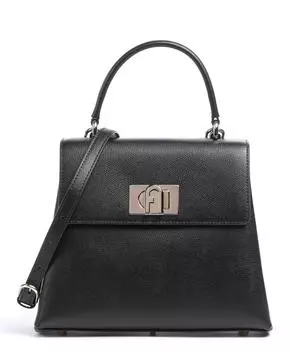 Сумка 1927-го года из зерненой кожи Furla, черный